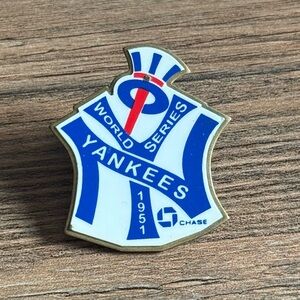 Yankees Chase Bank 1951 World Series Pin Made in USA